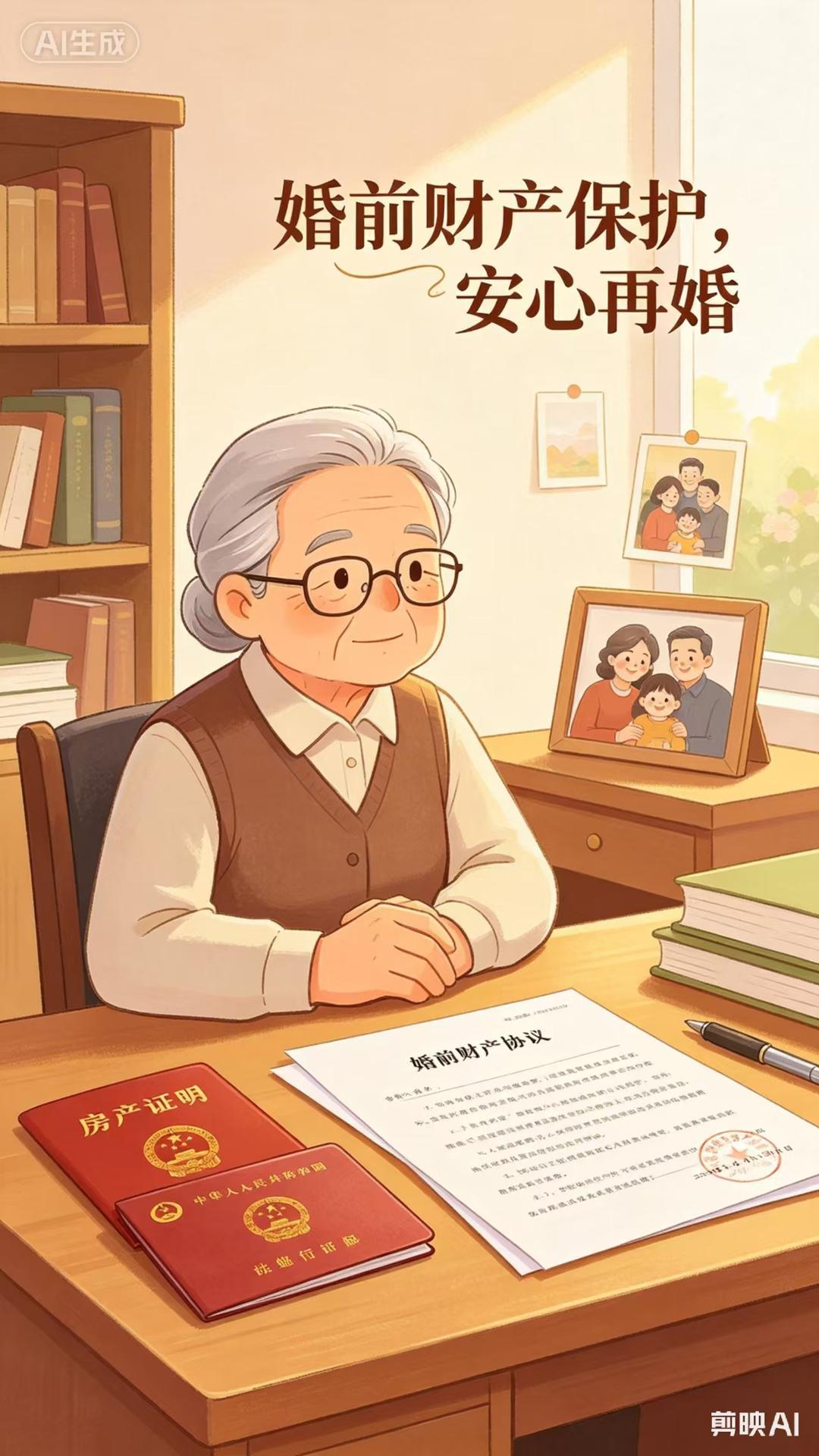 AI法律纠纷诊断老人保障之再婚财产